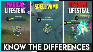 spell vamp meaning in Mobile Legends